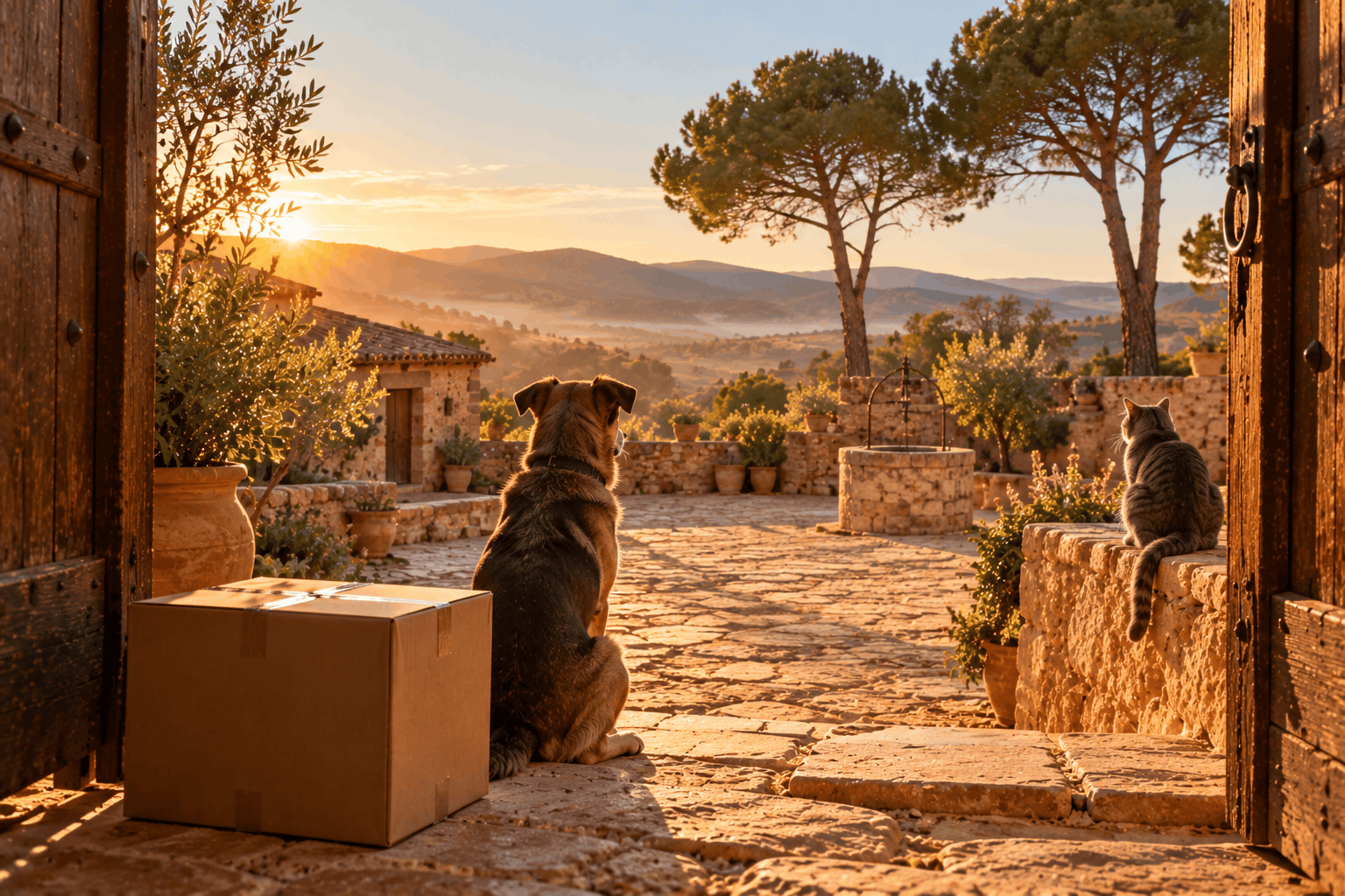 Del piso al patio. Cuando tu mascota descubre el campo